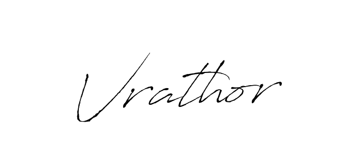 Vrathor stylish signature style. Best Handwritten Sign (Antro_Vectra) for my name. Handwritten Signature Collection Ideas for my name Vrathor. Vrathor signature style 6 images and pictures png