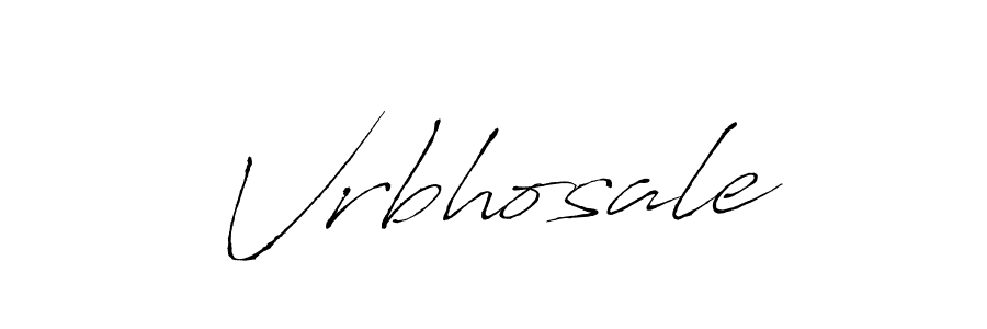 Make a beautiful signature design for name Vrbhosale. Use this online signature maker to create a handwritten signature for free. Vrbhosale signature style 6 images and pictures png