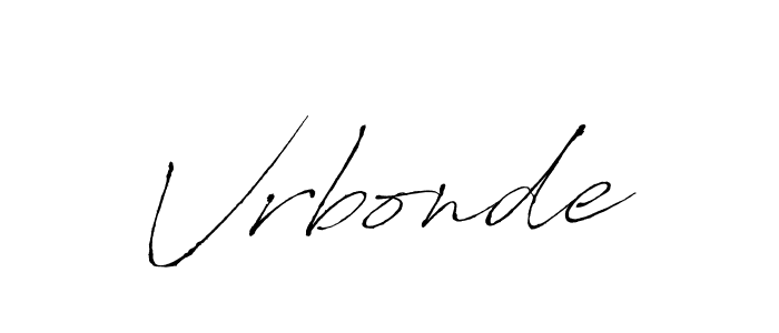 Best and Professional Signature Style for Vrbonde. Antro_Vectra Best Signature Style Collection. Vrbonde signature style 6 images and pictures png