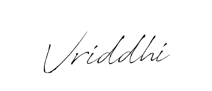 Use a signature maker to create a handwritten signature online. With this signature software, you can design (Antro_Vectra) your own signature for name Vriddhi. Vriddhi signature style 6 images and pictures png