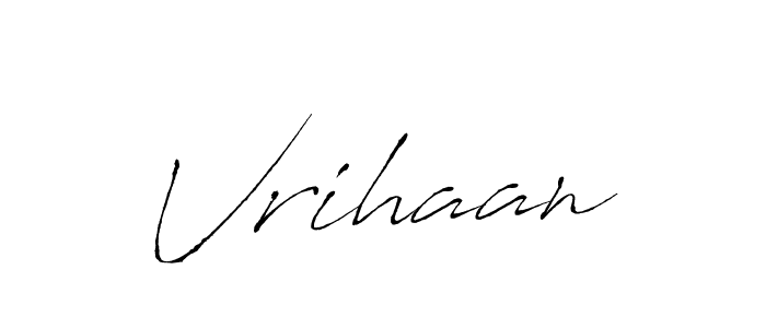 Also we have Vrihaan name is the best signature style. Create professional handwritten signature collection using Antro_Vectra autograph style. Vrihaan signature style 6 images and pictures png