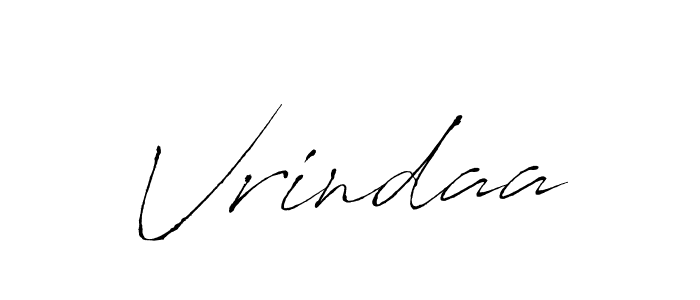 It looks lik you need a new signature style for name Vrindaa. Design unique handwritten (Antro_Vectra) signature with our free signature maker in just a few clicks. Vrindaa signature style 6 images and pictures png