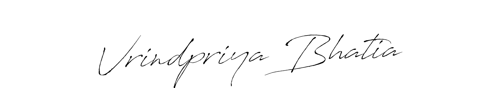 You should practise on your own different ways (Antro_Vectra) to write your name (Vrindpriya Bhatia) in signature. don't let someone else do it for you. Vrindpriya Bhatia signature style 6 images and pictures png