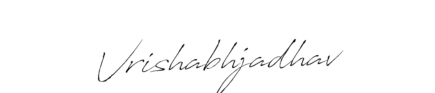 Create a beautiful signature design for name Vrishabhjadhav. With this signature (Antro_Vectra) fonts, you can make a handwritten signature for free. Vrishabhjadhav signature style 6 images and pictures png