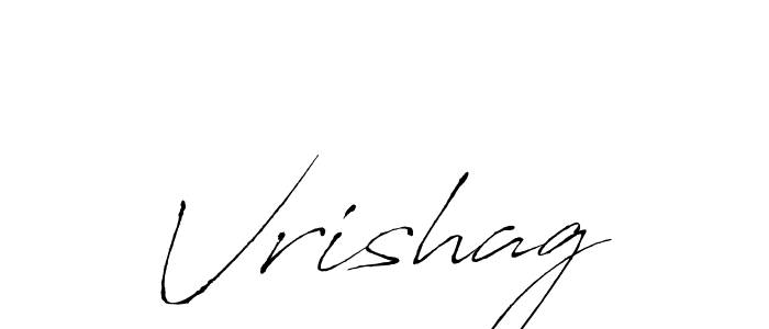 Use a signature maker to create a handwritten signature online. With this signature software, you can design (Antro_Vectra) your own signature for name Vrishag. Vrishag signature style 6 images and pictures png