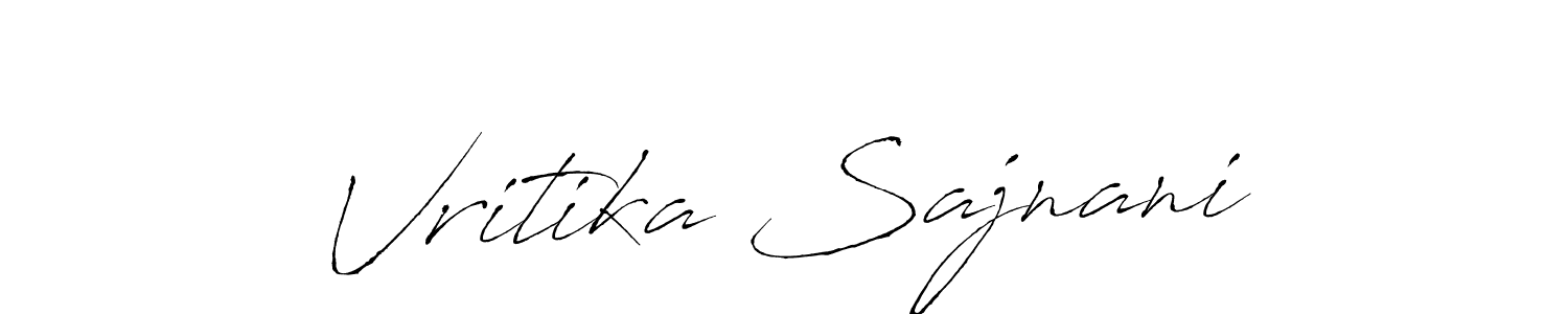 Once you've used our free online signature maker to create your best signature Antro_Vectra style, it's time to enjoy all of the benefits that Vritika Sajnani name signing documents. Vritika Sajnani signature style 6 images and pictures png