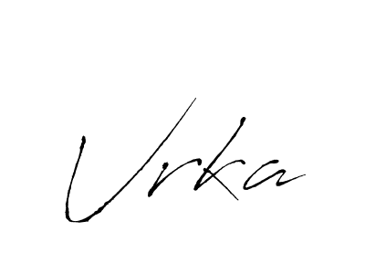 The best way (Antro_Vectra) to make a short signature is to pick only two or three words in your name. The name Vrka include a total of six letters. For converting this name. Vrka signature style 6 images and pictures png