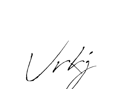 Antro_Vectra is a professional signature style that is perfect for those who want to add a touch of class to their signature. It is also a great choice for those who want to make their signature more unique. Get Vrkj name to fancy signature for free. Vrkj signature style 6 images and pictures png