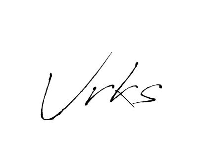 This is the best signature style for the Vrks name. Also you like these signature font (Antro_Vectra). Mix name signature. Vrks signature style 6 images and pictures png