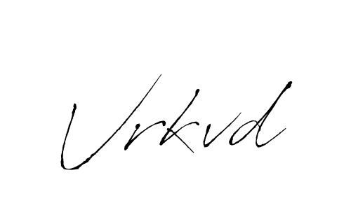 How to make Vrkvd signature? Antro_Vectra is a professional autograph style. Create handwritten signature for Vrkvd name. Vrkvd signature style 6 images and pictures png