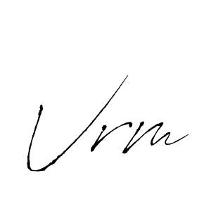 You should practise on your own different ways (Antro_Vectra) to write your name (Vrm) in signature. don't let someone else do it for you. Vrm signature style 6 images and pictures png