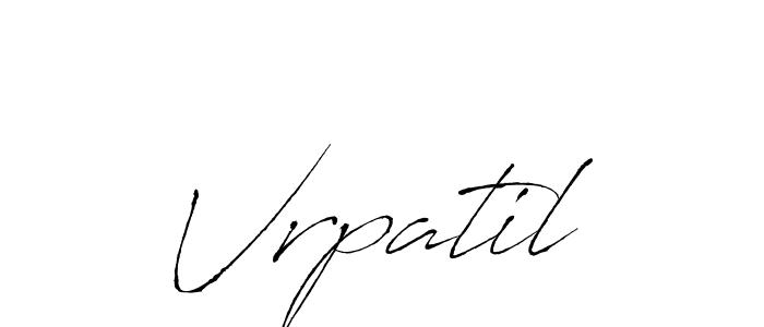 Antro_Vectra is a professional signature style that is perfect for those who want to add a touch of class to their signature. It is also a great choice for those who want to make their signature more unique. Get Vrpatil name to fancy signature for free. Vrpatil signature style 6 images and pictures png