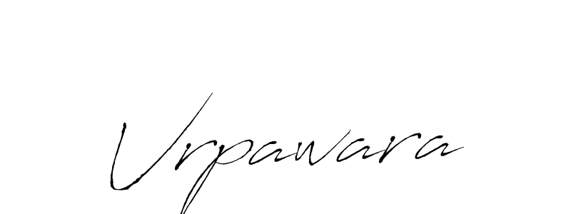 Design your own signature with our free online signature maker. With this signature software, you can create a handwritten (Antro_Vectra) signature for name Vrpawara. Vrpawara signature style 6 images and pictures png