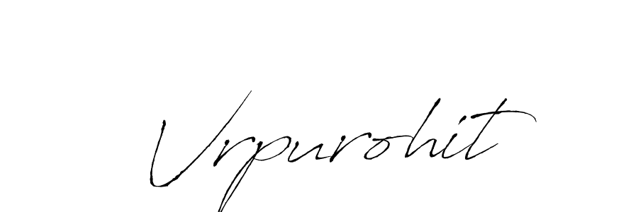 Use a signature maker to create a handwritten signature online. With this signature software, you can design (Antro_Vectra) your own signature for name Vrpurohit. Vrpurohit signature style 6 images and pictures png