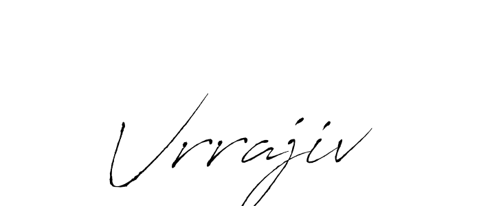 Create a beautiful signature design for name Vrrajiv. With this signature (Antro_Vectra) fonts, you can make a handwritten signature for free. Vrrajiv signature style 6 images and pictures png