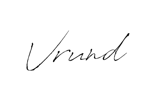 Here are the top 10 professional signature styles for the name Vrund. These are the best autograph styles you can use for your name. Vrund signature style 6 images and pictures png
