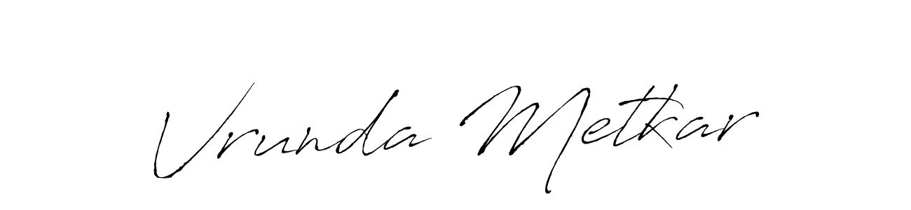 Here are the top 10 professional signature styles for the name Vrunda Metkar. These are the best autograph styles you can use for your name. Vrunda Metkar signature style 6 images and pictures png