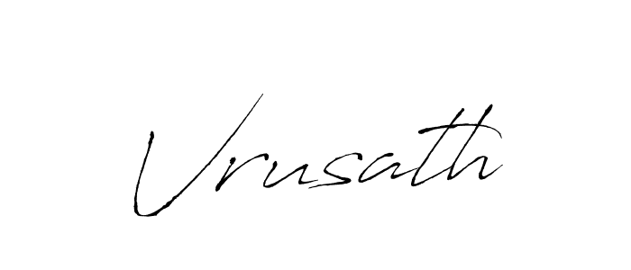 Vrusath stylish signature style. Best Handwritten Sign (Antro_Vectra) for my name. Handwritten Signature Collection Ideas for my name Vrusath. Vrusath signature style 6 images and pictures png