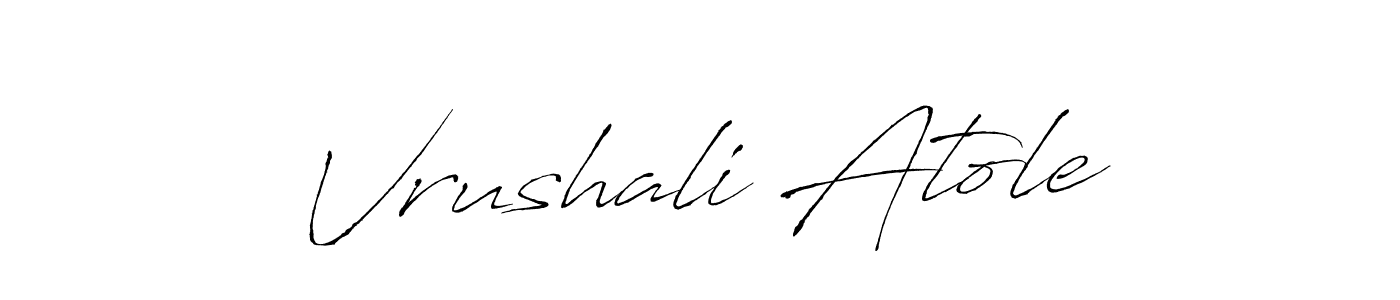 You can use this online signature creator to create a handwritten signature for the name Vrushali Atole. This is the best online autograph maker. Vrushali Atole signature style 6 images and pictures png