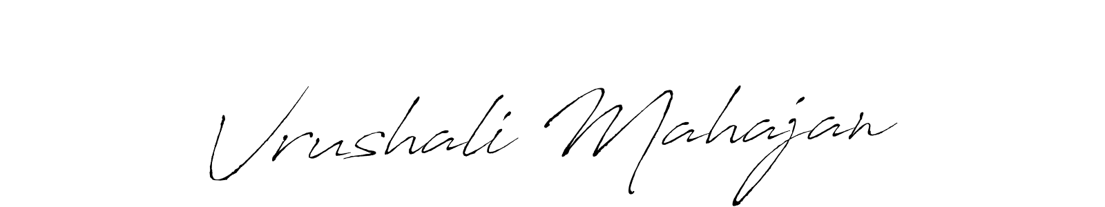 Similarly Antro_Vectra is the best handwritten signature design. Signature creator online .You can use it as an online autograph creator for name Vrushali Mahajan. Vrushali Mahajan signature style 6 images and pictures png