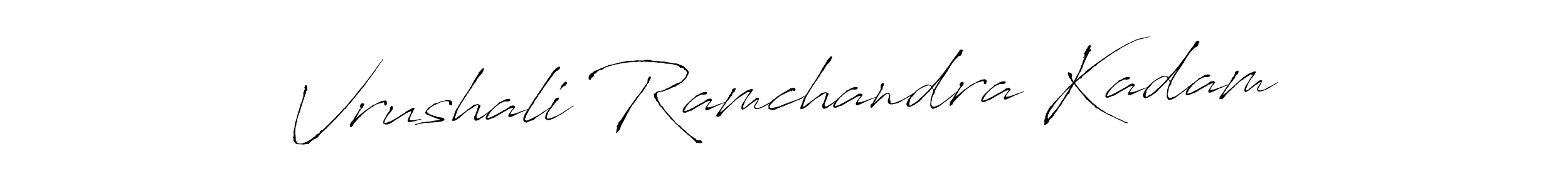 Use a signature maker to create a handwritten signature online. With this signature software, you can design (Antro_Vectra) your own signature for name Vrushali Ramchandra Kadam. Vrushali Ramchandra Kadam signature style 6 images and pictures png