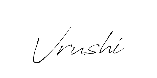 Also we have Vrushi name is the best signature style. Create professional handwritten signature collection using Antro_Vectra autograph style. Vrushi signature style 6 images and pictures png