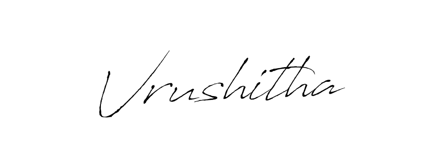 It looks lik you need a new signature style for name Vrushitha. Design unique handwritten (Antro_Vectra) signature with our free signature maker in just a few clicks. Vrushitha signature style 6 images and pictures png