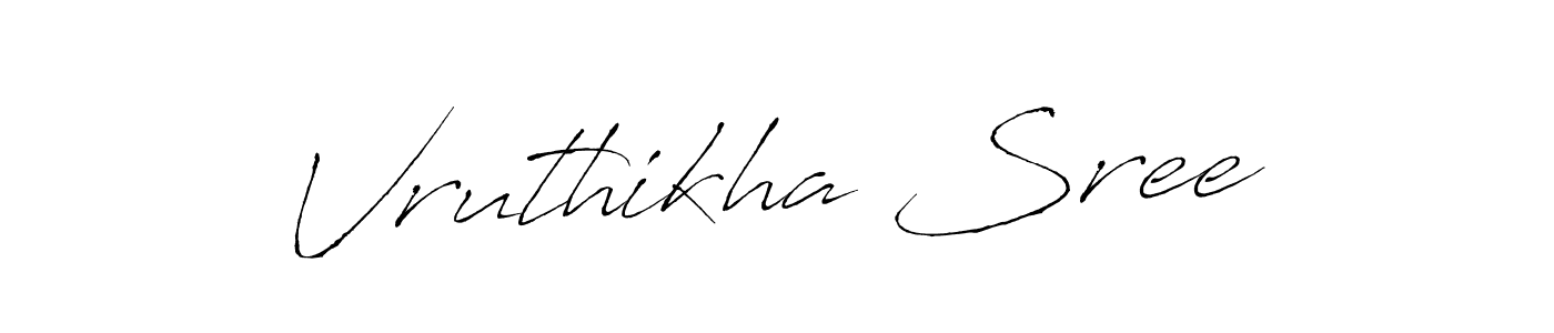 This is the best signature style for the Vruthikha Sree name. Also you like these signature font (Antro_Vectra). Mix name signature. Vruthikha Sree signature style 6 images and pictures png