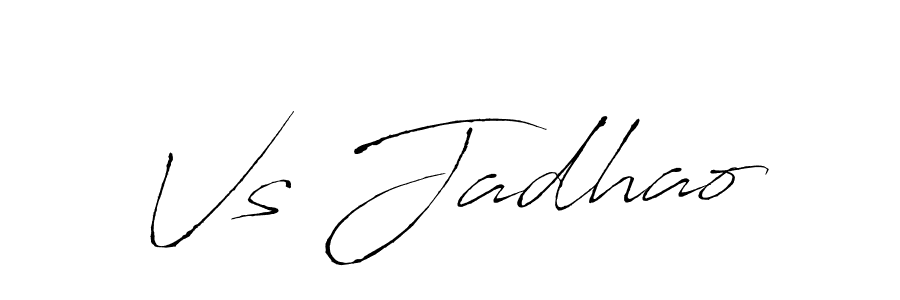 This is the best signature style for the Vs Jadhao name. Also you like these signature font (Antro_Vectra). Mix name signature. Vs Jadhao signature style 6 images and pictures png