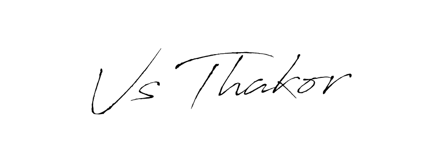 Also we have Vs Thakor name is the best signature style. Create professional handwritten signature collection using Antro_Vectra autograph style. Vs Thakor signature style 6 images and pictures png
