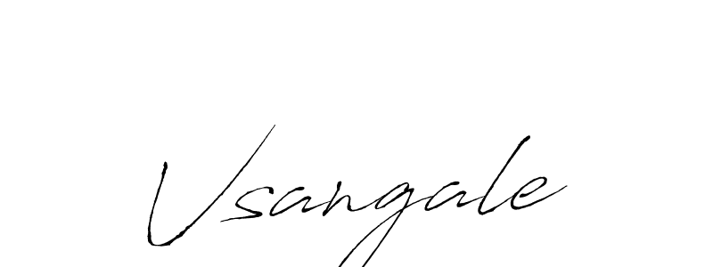 Also we have Vsangale name is the best signature style. Create professional handwritten signature collection using Antro_Vectra autograph style. Vsangale signature style 6 images and pictures png