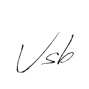 Also we have Vsb name is the best signature style. Create professional handwritten signature collection using Antro_Vectra autograph style. Vsb signature style 6 images and pictures png