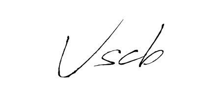 A modern signature idea for name Vscb using Antro_Vectra font. Clean strokes and elegant curves make it stand out instantly. Vscb signature style 6 images and pictures png