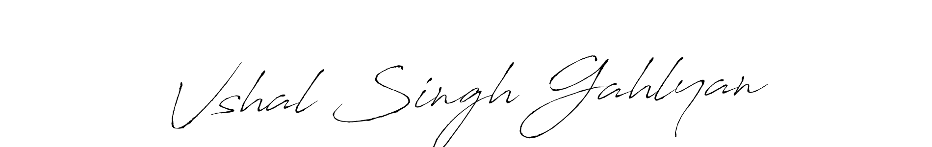 Best and Professional Signature Style for Vshal Singh Gahlyan. Antro_Vectra Best Signature Style Collection. Vshal Singh Gahlyan signature style 6 images and pictures png