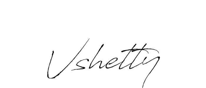 Create a beautiful signature design for name Vshetty. With this signature (Antro_Vectra) fonts, you can make a handwritten signature for free. Vshetty signature style 6 images and pictures png