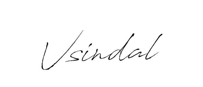 Use a signature maker to create a handwritten signature online. With this signature software, you can design (Antro_Vectra) your own signature for name Vsindal. Vsindal signature style 6 images and pictures png