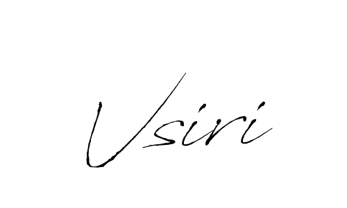 Vsiri stylish signature style. Best Handwritten Sign (Antro_Vectra) for my name. Handwritten Signature Collection Ideas for my name Vsiri. Vsiri signature style 6 images and pictures png