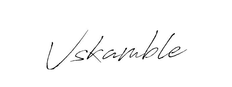 You can use this online signature creator to create a handwritten signature for the name Vskamble. This is the best online autograph maker. Vskamble signature style 6 images and pictures png
