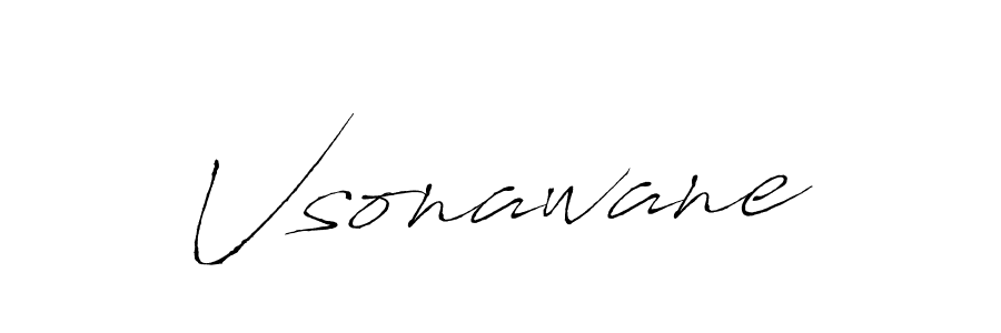 How to make Vsonawane name signature. Use Antro_Vectra style for creating short signs online. This is the latest handwritten sign. Vsonawane signature style 6 images and pictures png