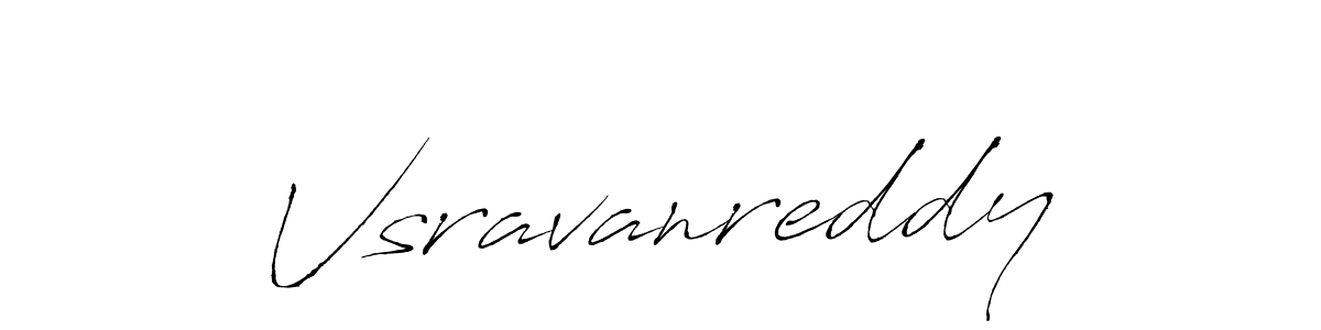 Use a signature maker to create a handwritten signature online. With this signature software, you can design (Antro_Vectra) your own signature for name Vsravanreddy. Vsravanreddy signature style 6 images and pictures png