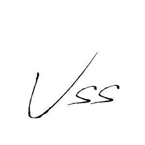 Design your own signature with our free online signature maker. With this signature software, you can create a handwritten (Antro_Vectra) signature for name Vss. Vss signature style 6 images and pictures png