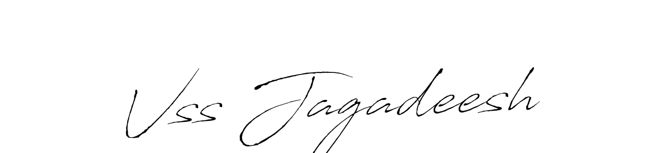 Antro_Vectra is a professional signature style that is perfect for those who want to add a touch of class to their signature. It is also a great choice for those who want to make their signature more unique. Get Vss Jagadeesh name to fancy signature for free. Vss Jagadeesh signature style 6 images and pictures png