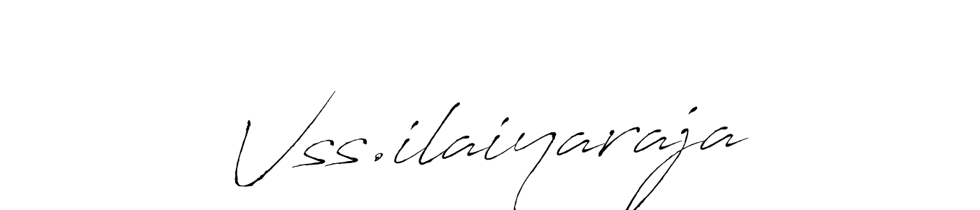 How to make Vss.ilaiyaraja name signature. Use Antro_Vectra style for creating short signs online. This is the latest handwritten sign. Vss.ilaiyaraja signature style 6 images and pictures png