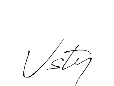 Make a beautiful signature design for name Vsty. Use this online signature maker to create a handwritten signature for free. Vsty signature style 6 images and pictures png