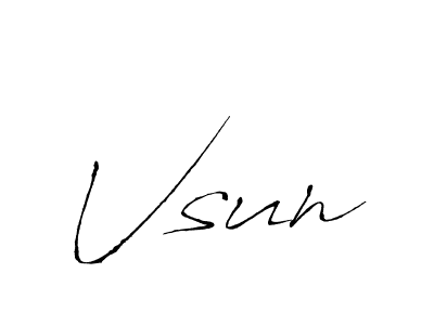 Make a beautiful signature design for name Vsun. Use this online signature maker to create a handwritten signature for free. Vsun signature style 6 images and pictures png