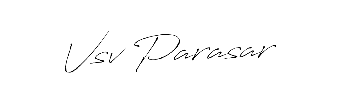 Also You can easily find your signature by using the search form. We will create Vsv Parasar name handwritten signature images for you free of cost using Antro_Vectra sign style. Vsv Parasar signature style 6 images and pictures png