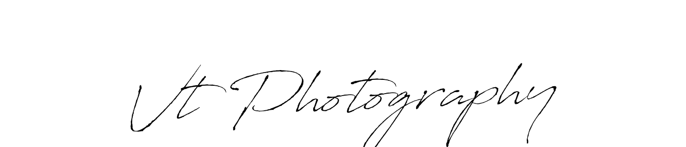 This is the best signature style for the Vt Photography name. Also you like these signature font (Antro_Vectra). Mix name signature. Vt Photography signature style 6 images and pictures png