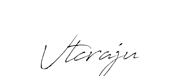 Similarly Antro_Vectra is the best handwritten signature design. Signature creator online .You can use it as an online autograph creator for name Vtcraju. Vtcraju signature style 6 images and pictures png