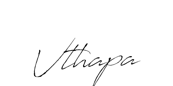 Design your own signature with our free online signature maker. With this signature software, you can create a handwritten (Antro_Vectra) signature for name Vthapa. Vthapa signature style 6 images and pictures png