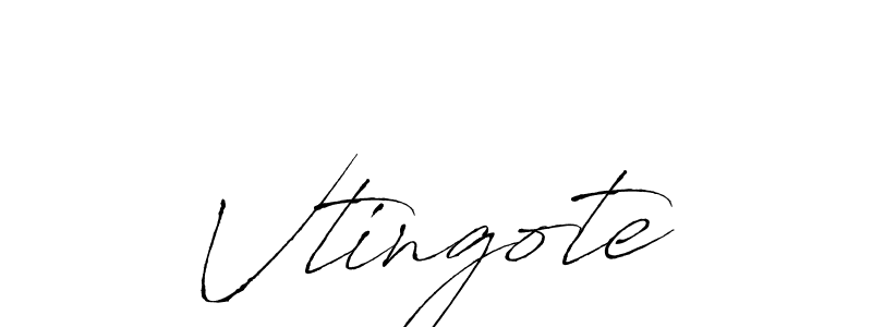 Create a beautiful signature design for name Vtingote. With this signature (Antro_Vectra) fonts, you can make a handwritten signature for free. Vtingote signature style 6 images and pictures png